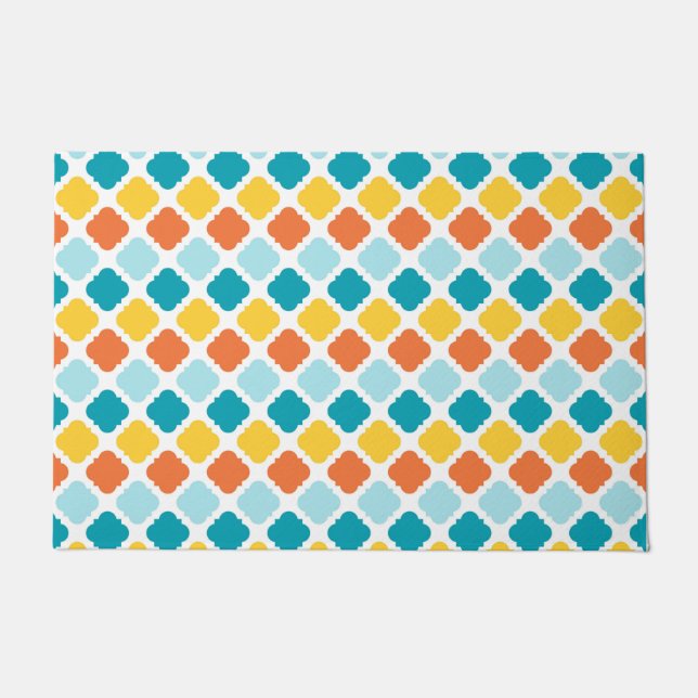  Pattern Geometric Vintage Stylish Modern  Doormat (Front)