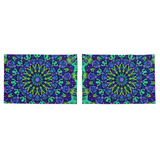 Pattern Geometric Vintage Trendy Cute       Pillowcase (Back-Set)