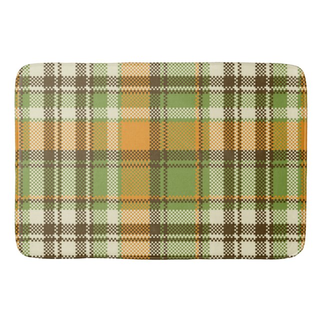  Pattern Geometric Vintage Trendy Fashion    Bath Mat (Front)