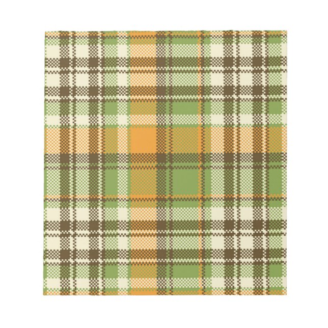  Pattern Geometric Vintage Trendy Fashion          Notepad (Front)
