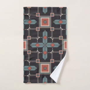 Pattern Geometric Vintage Trendy Hand Towel