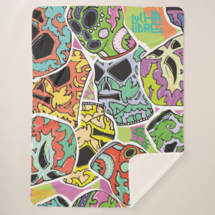 Pattern Goods Textile Wrestling Fan Licha Umbro Sherpa Blanket
