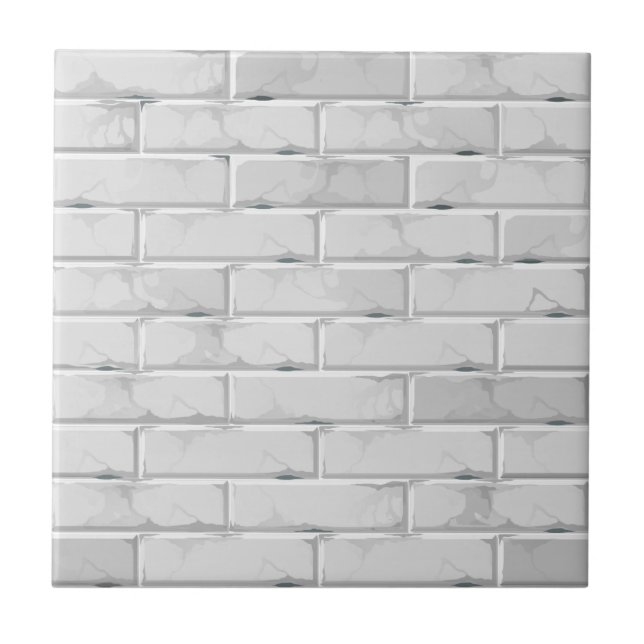 Pattern grey brick euclidean tile (Front)