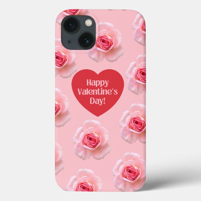 Pattern Happy Valentine`s Day 2023 Background    Case-Mate iPhone Case (Back)