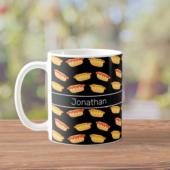 Pattern Hot Dogs Coffee Mug (Creator Uploaded)