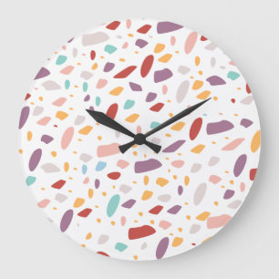 pattern large clock