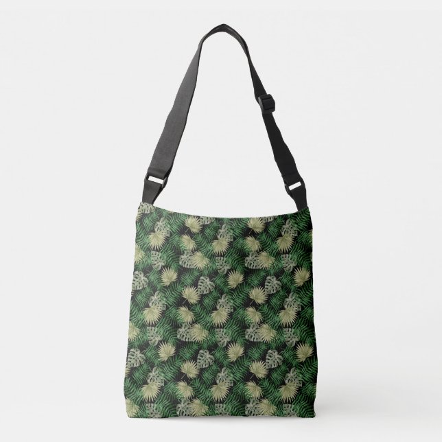 PATTERN LEAVES SEAMLESS DESIGN GIFT   CROSSBODY BAG (Front)