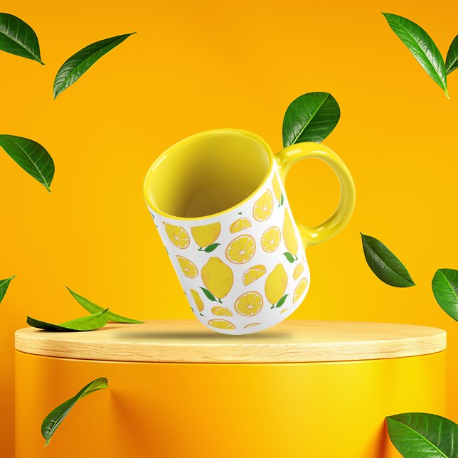 Pattern lemon fruit Coffee Mug (Creator Uploaded)