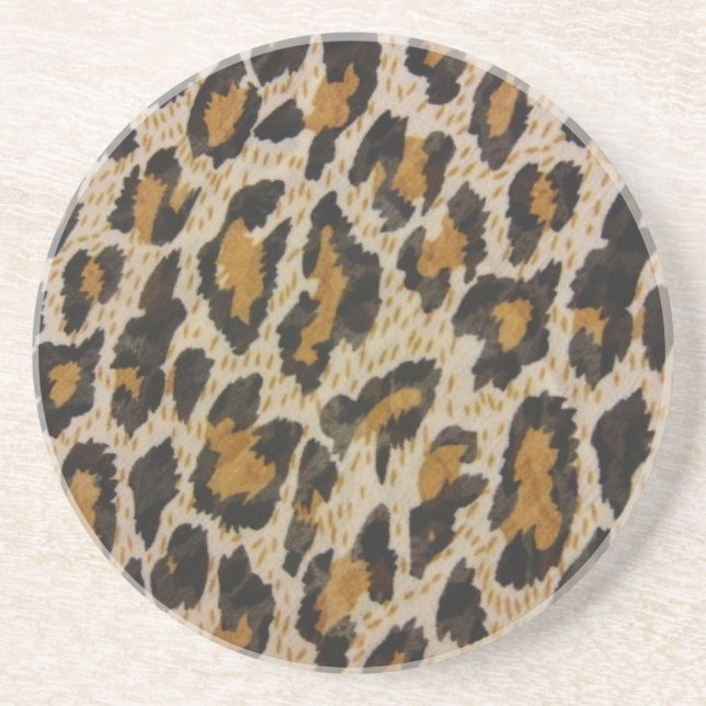 Pattern -- Leopard Coaster (Front)