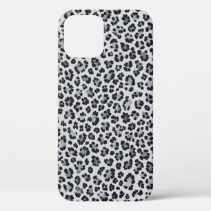 Pattern Leopard Print Gray iPhone 12 Case
