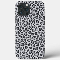 Pattern Leopard Print Gray