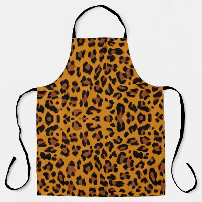 Pattern leopard skin background apron (Front)