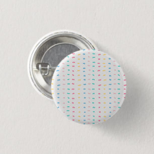 Pattern lines 3 cm round badge