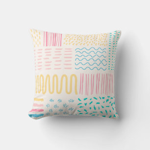 Pattern lines cushion