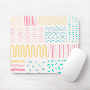 Pattern lines mouse mat