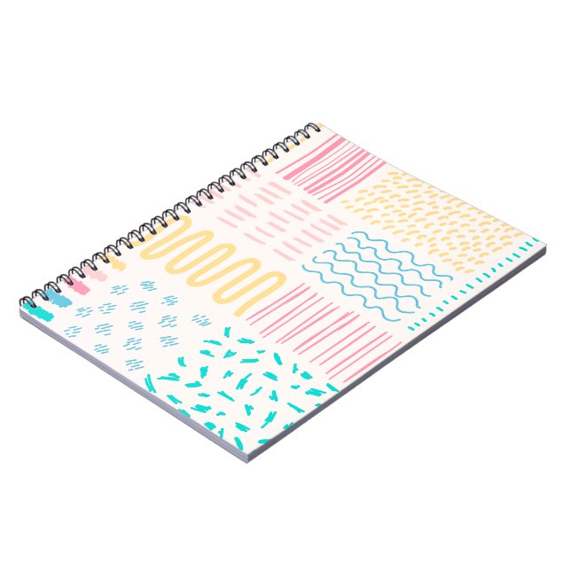 Pattern lines notebook (Left Side)