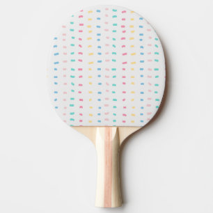 Pattern lines ping pong paddle