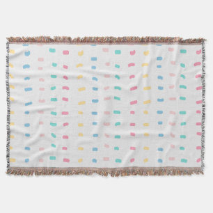 Pattern lines throw blanket