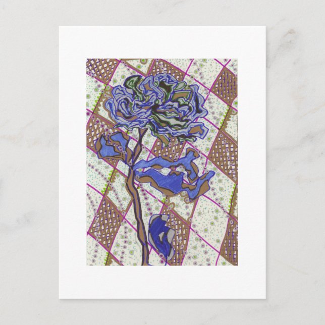 pattern-lithium flower postcard (Front)