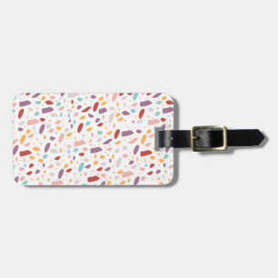pattern luggage tag