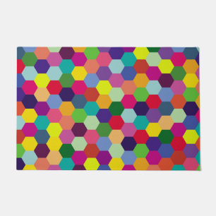 Pattern Modern Colorful- Fashion spring hipster Doormat