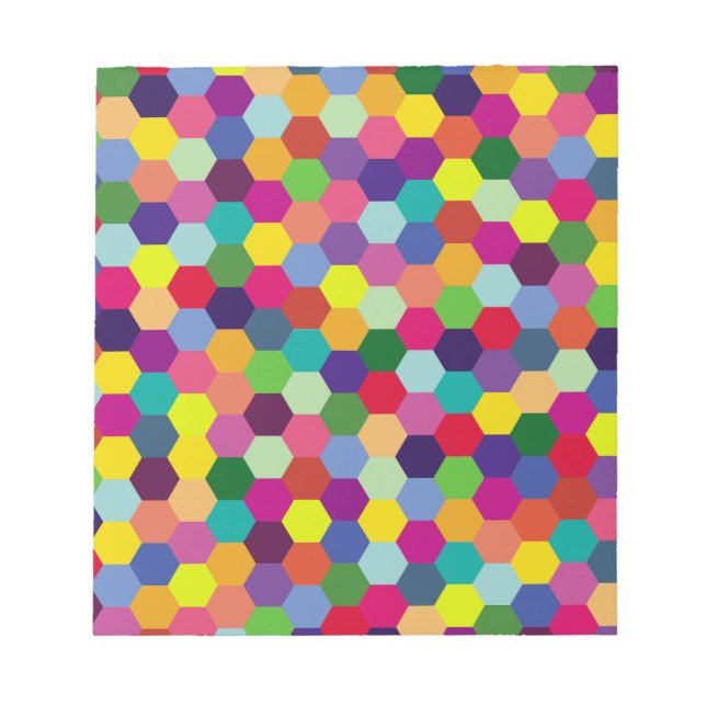Pattern Modern Colorful- Fashion spring hipster    Notepad (Front)