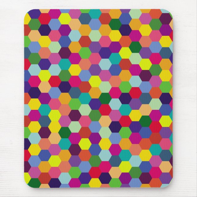 Pattern Modern Colourful- Fashion spring hipster   Mouse Mat (Front)