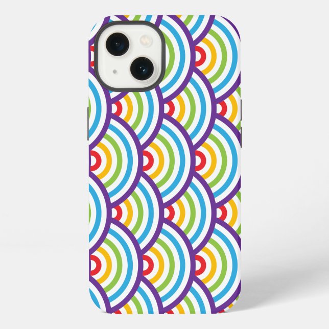 Pattern Modern Stylish Geometric Vintage        iPhone Case (Back)