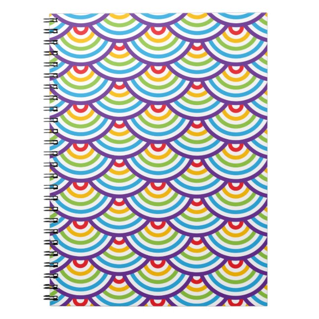 Pattern Modern Stylish Geometric Vintage  Notebook (Front)