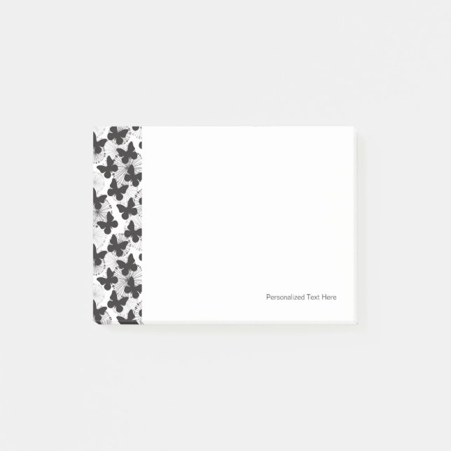 pattern of a butterfly post-it notes (Front)