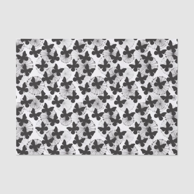 pattern of a butterfly tissue paper (Front)
