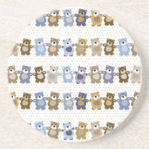 pattern of a toy teddy bear coaster