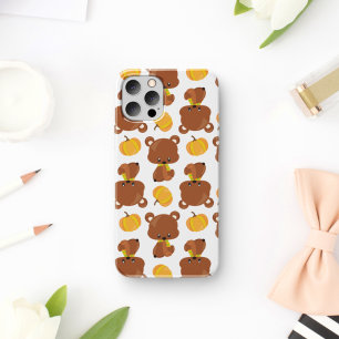 Pattern Of Bears, Cute Bears, Fall, Pumpkins