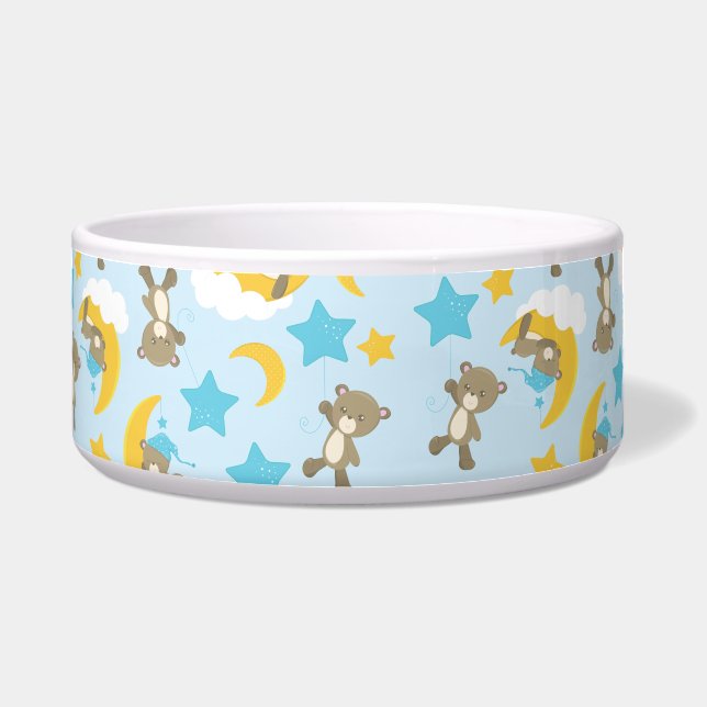 Pattern Of Bears, Cute Bears, Teddy Bears, Stars (Front)