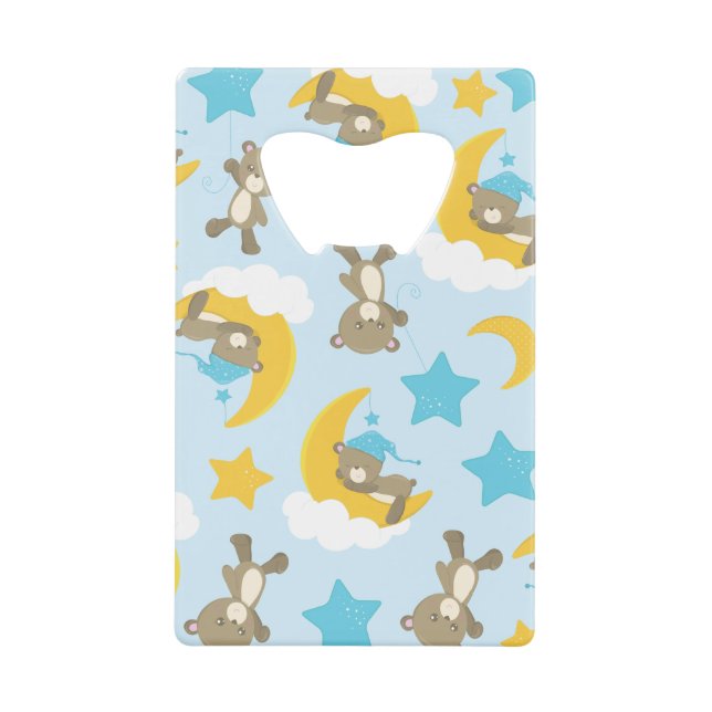 Pattern Of Bears, Cute Bears, Teddy Bears, Stars (Front)