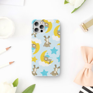 Pattern Of Bears, Cute Bears, Teddy Bears, Stars iPhone 11 Case