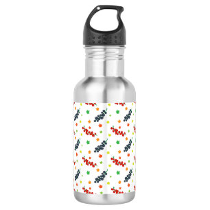 Pattern Of Berries, Redberry, Blueberry, Fruit 532 Ml Water Bottle