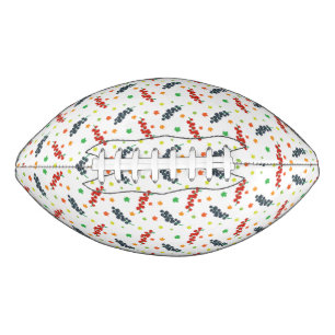 Pattern Of Berries, Redberry, Blueberry, Fruit American Football
