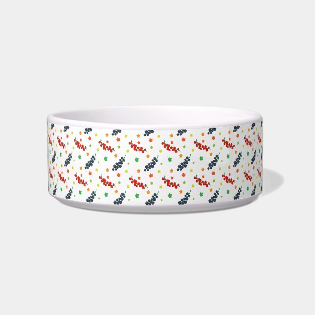 Pattern Of Berries, Redberry, Blueberry, Fruit Bowl (Front)
