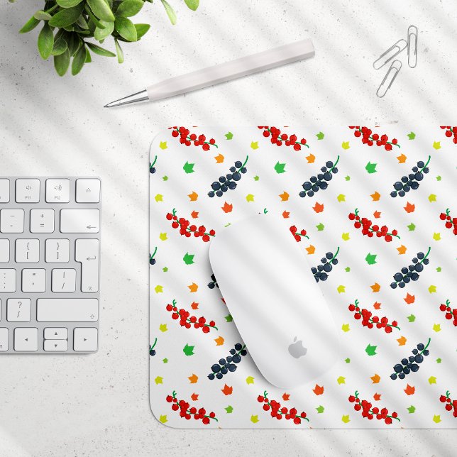 Pattern Of Berries, Redberry, Blueberry, Fruit Mouse Mat (Creator Uploaded)