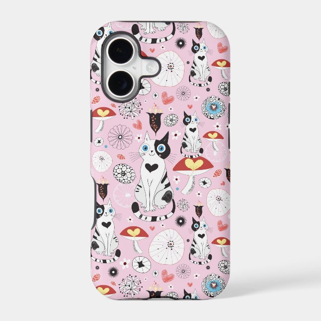 pattern of cats and flowers (Back)