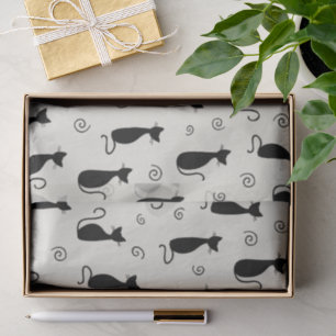 Pattern Of Cats, Cute Cats, Black Cats, Kittens Tissue Paper