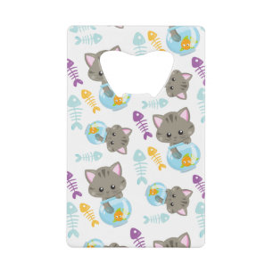 Pattern Of Cats, Cute Cats, Kittens, Fish