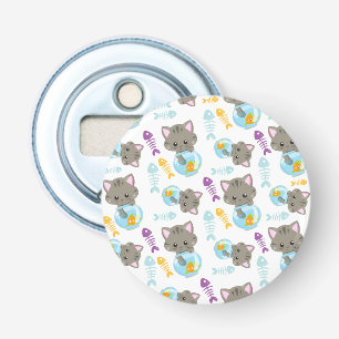 Pattern Of Cats, Cute Cats, Kittens, Fish Bottle Opener
