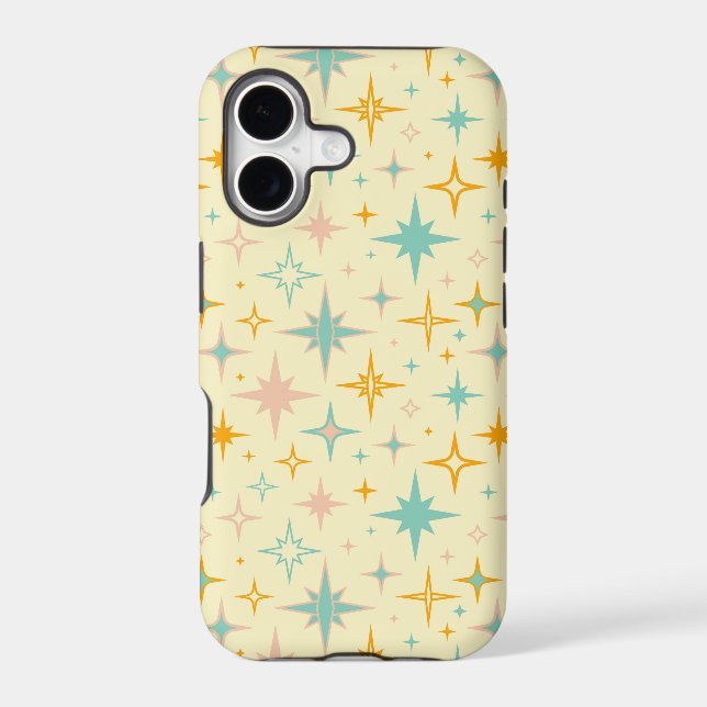 Pattern of colorful retro stars (Back)