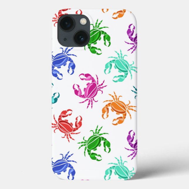 Pattern Of Crabs Case-Mate iPhone Case (Back)