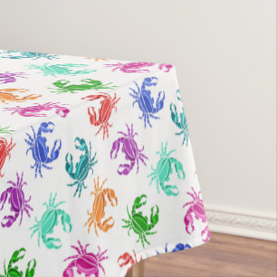 Pattern Of Crabs Tablecloth