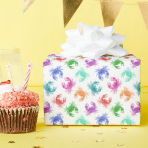 Pattern Of Crabs Wrapping Paper