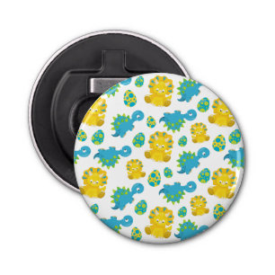 Pattern Of Dinosaurs, Cute Dinosaurs, Baby Dino Bottle Opener