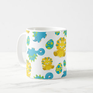 Pattern Of Dinosaurs, Cute Dinosaurs, Baby Dino Coffee Mug